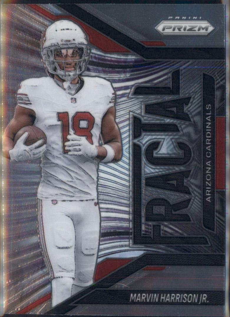 2025 Panini Prizm Fractal Marvin Harrison Jr. #12 card