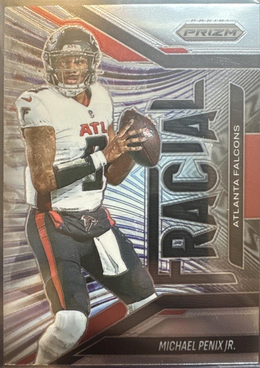 2025 Panini Prizm Fractal Michael Penix Jr. #10 card