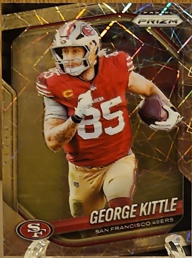 2025 Panini Prizm George Kittle [Lazer] #94 card