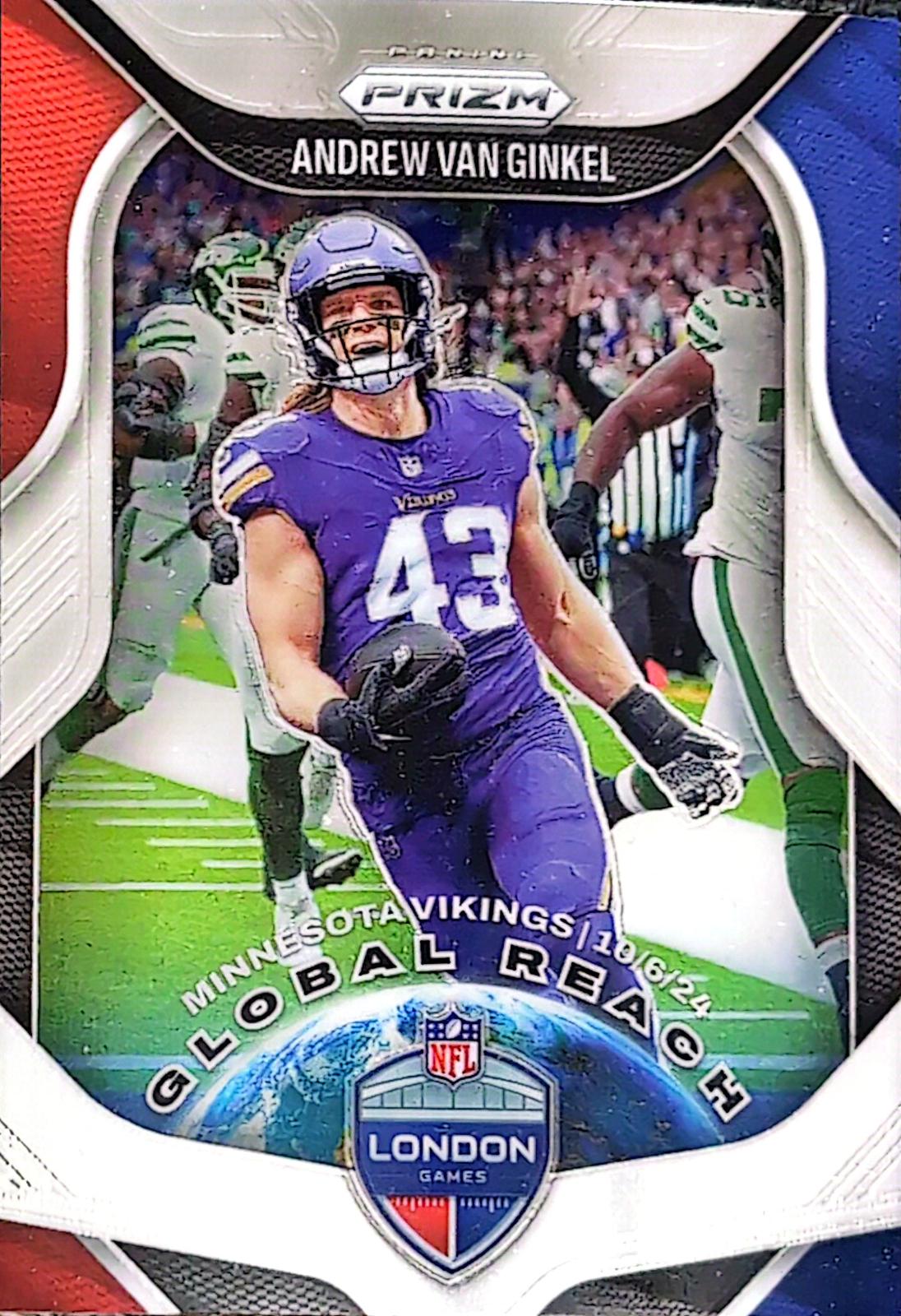 2025 Panini Prizm Global Reach Andrew Van Ginkel #3 card