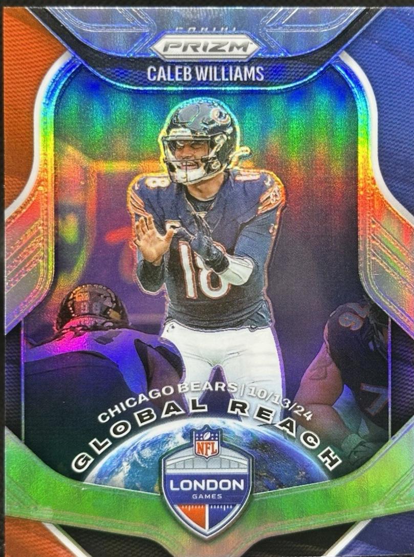 2025 Panini Prizm Global Reach Caleb Williams [Silver] #5 card