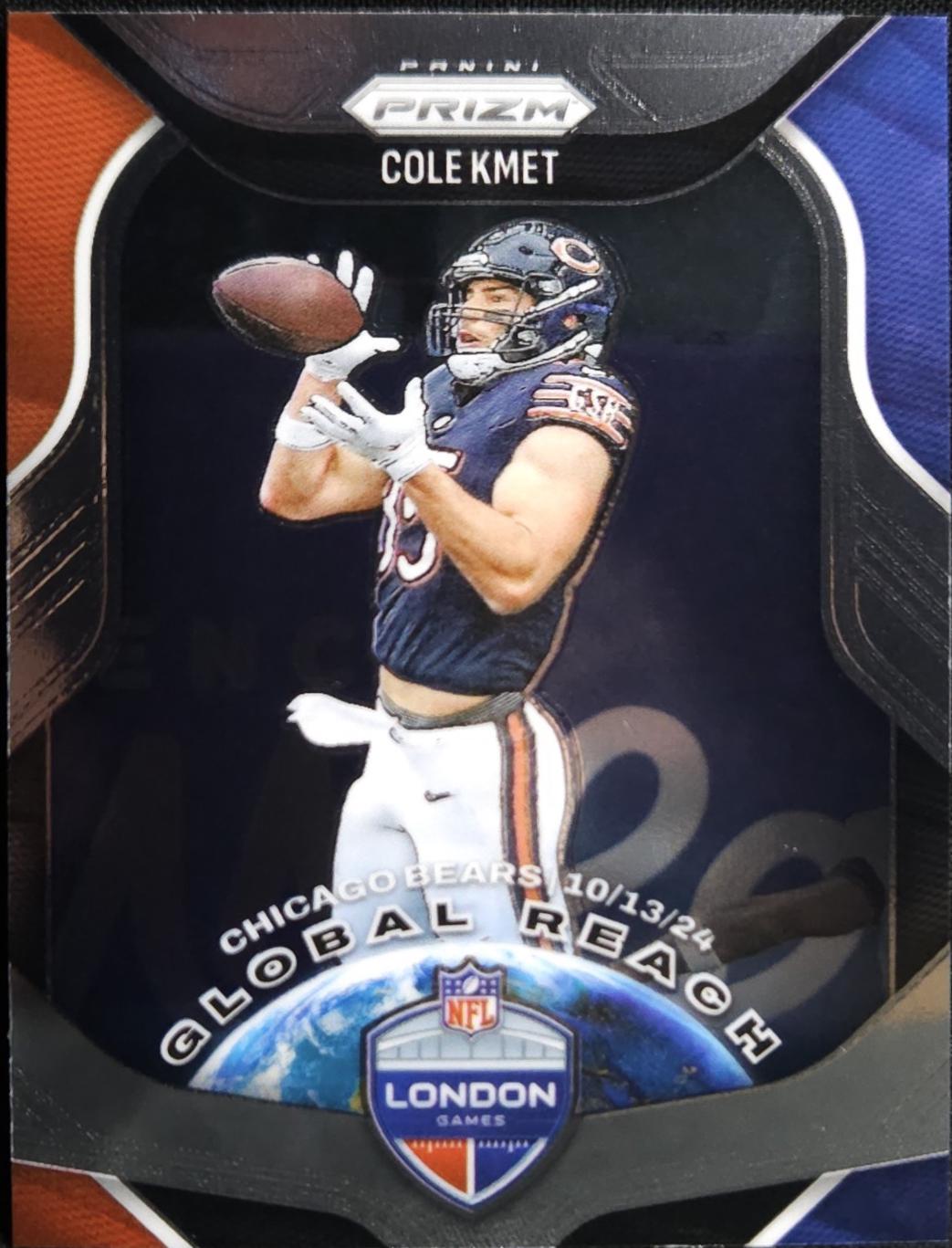 2025 Panini Prizm Global Reach Cole Kmet #6 card