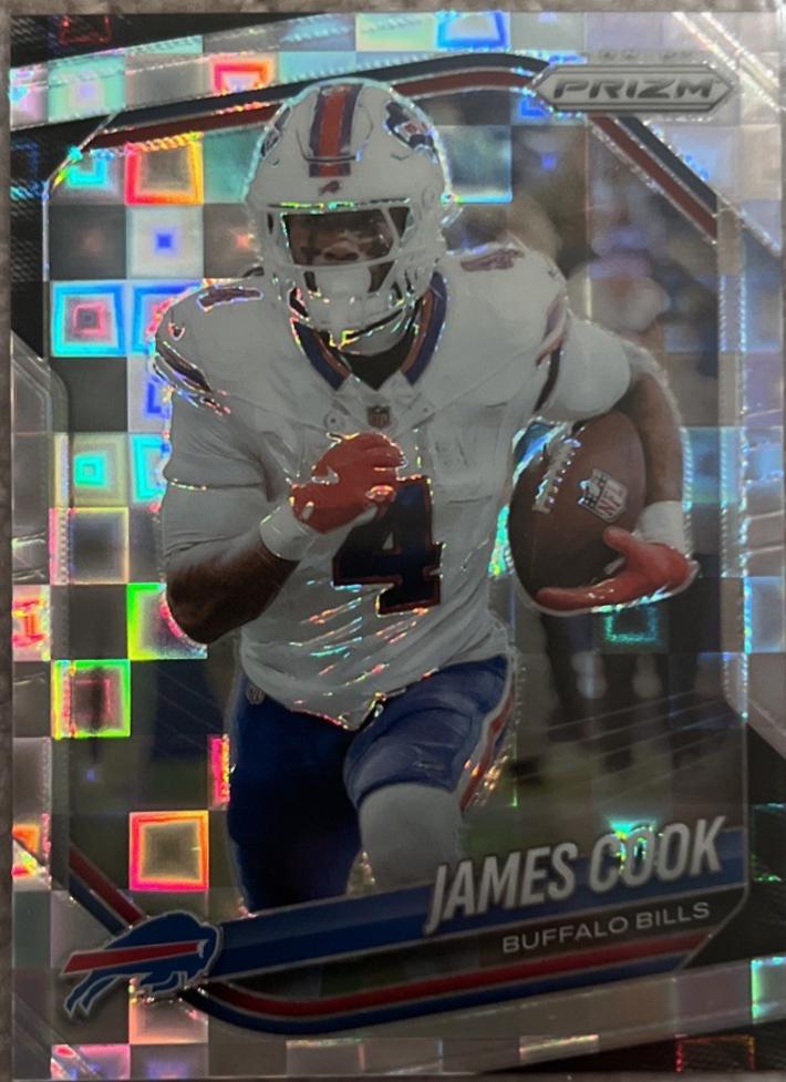 2025 Panini Prizm James Cook [Pandora] #27 card
