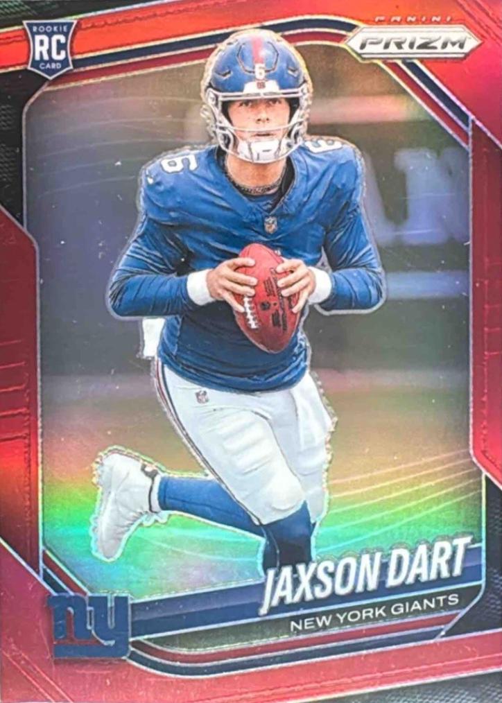 2025 Panini Prizm Jaxson Dart [Red] #332 card