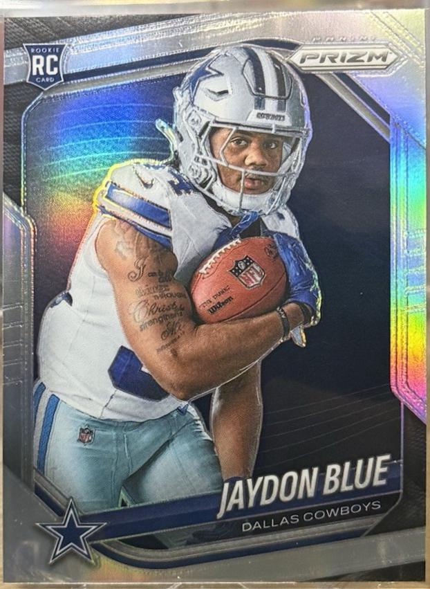 2025 Panini Prizm Jaydon Blue [Rookie Variation Silver] #408 card