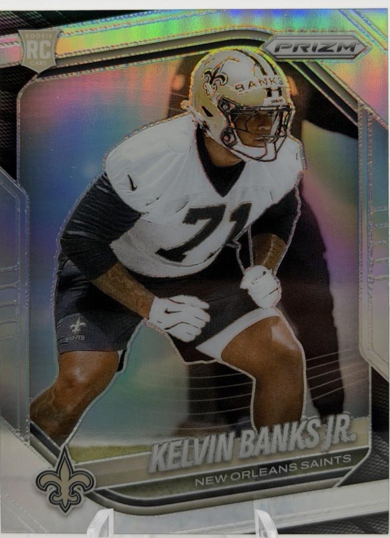 2025 Panini Prizm Kelvin Banks Jr. [Autograph Silver] #347 card