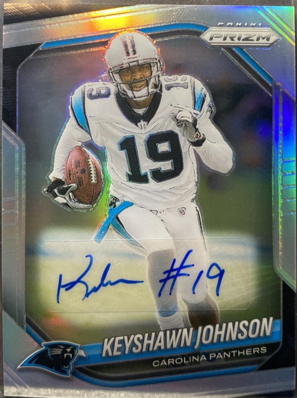 2025 Panini Prizm Keyshawn Johnson [Silver Autograph] #264 card