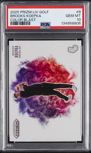 2025 Panini Prizm LIV Color Blast Brooks Koepka #8 card