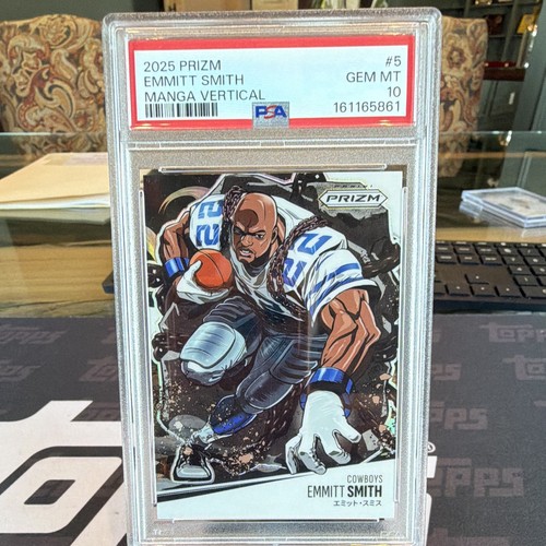 2025 Panini Prizm Manga Vertical Emmitt Smith #5 card