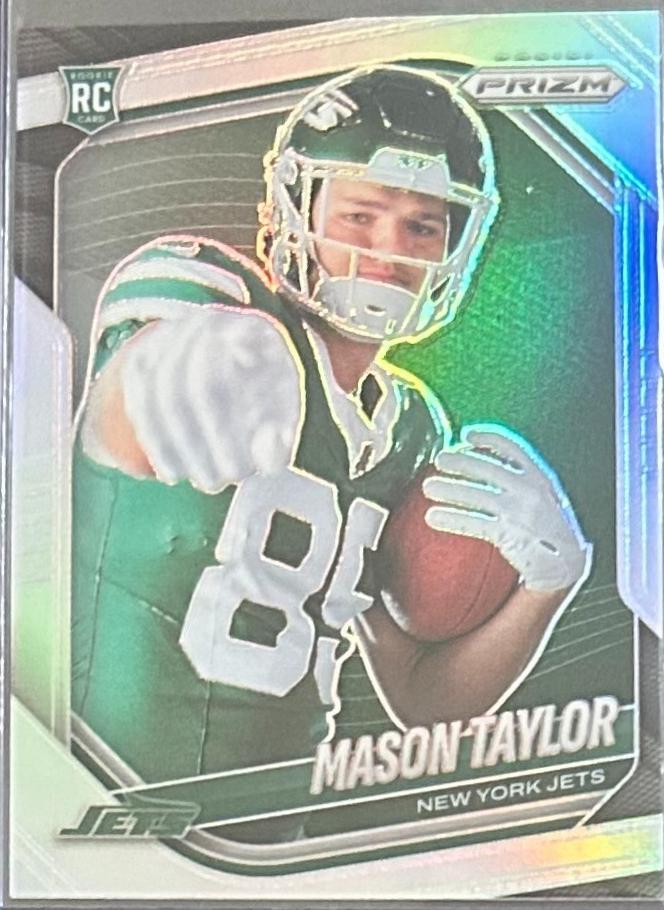 2025 Panini Prizm Mason Taylor [Rookie Variation Silver] #433 card