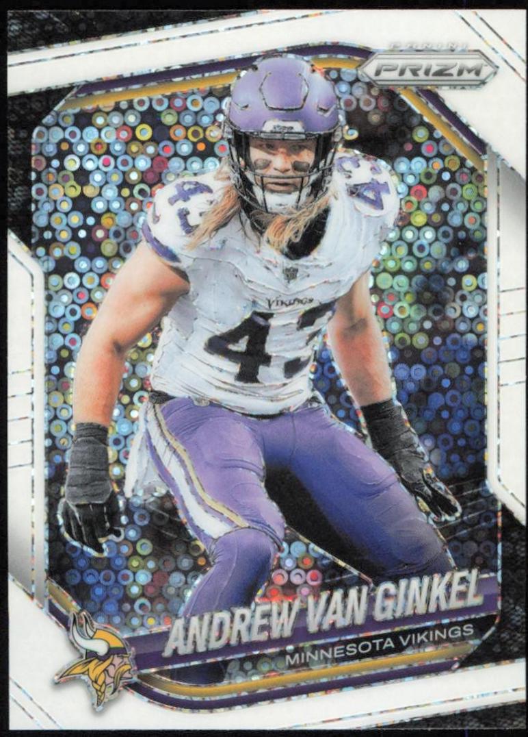 2025 Panini Prizm No Huddle Andrew Van Ginkel [White] #63 card