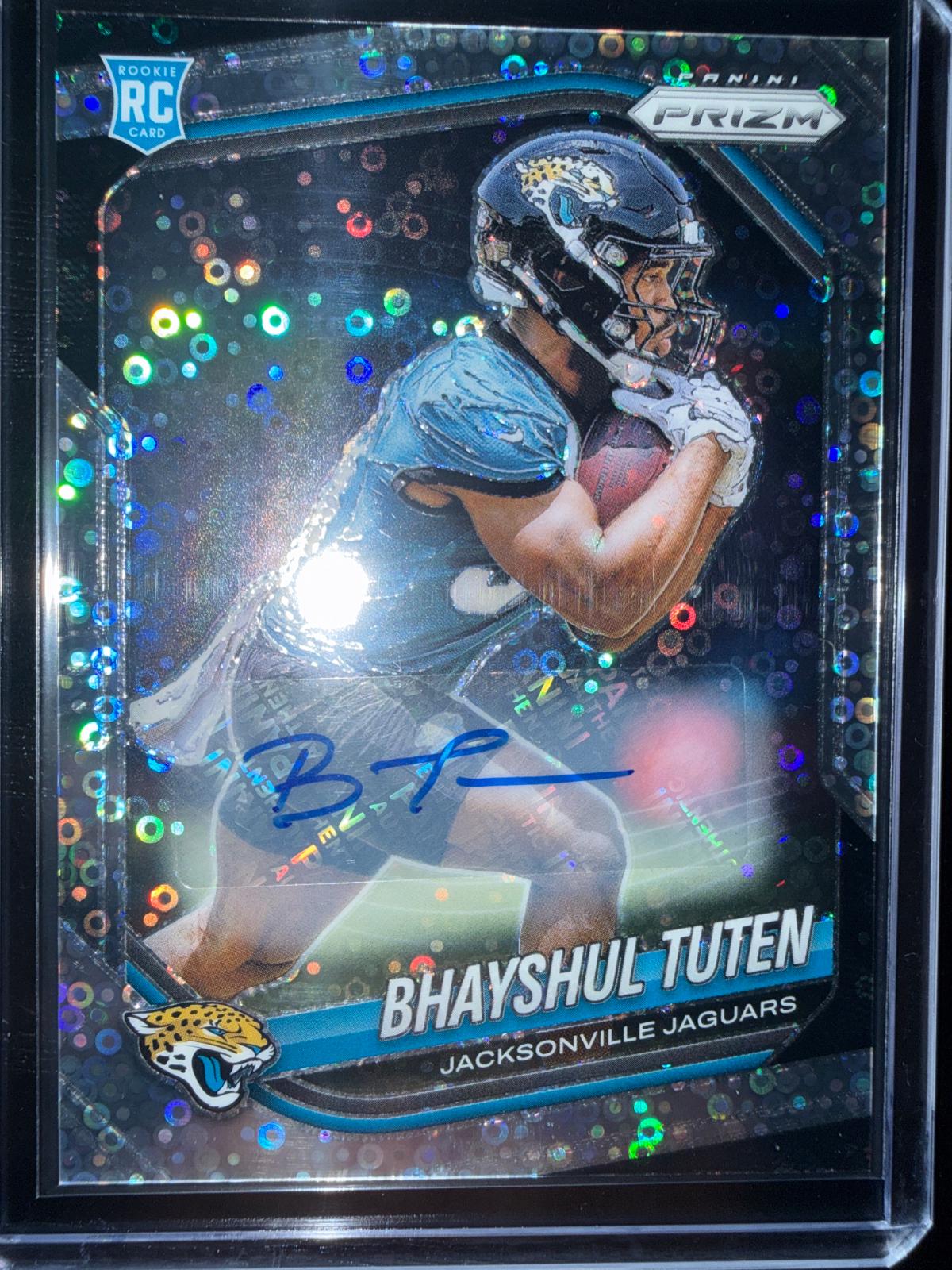 2025 Panini Prizm No Huddle Bhayshul Tuten [Autograph] #305 card