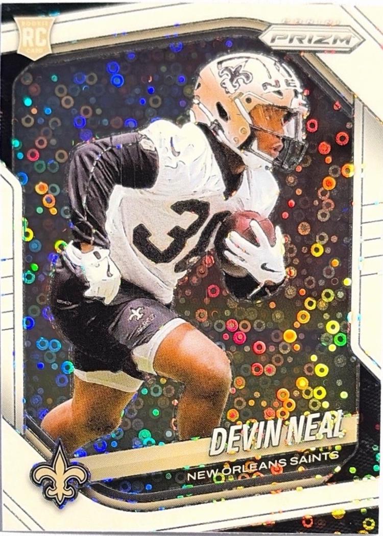 2025 Panini Prizm No Huddle Devin Neal [White] #393 card