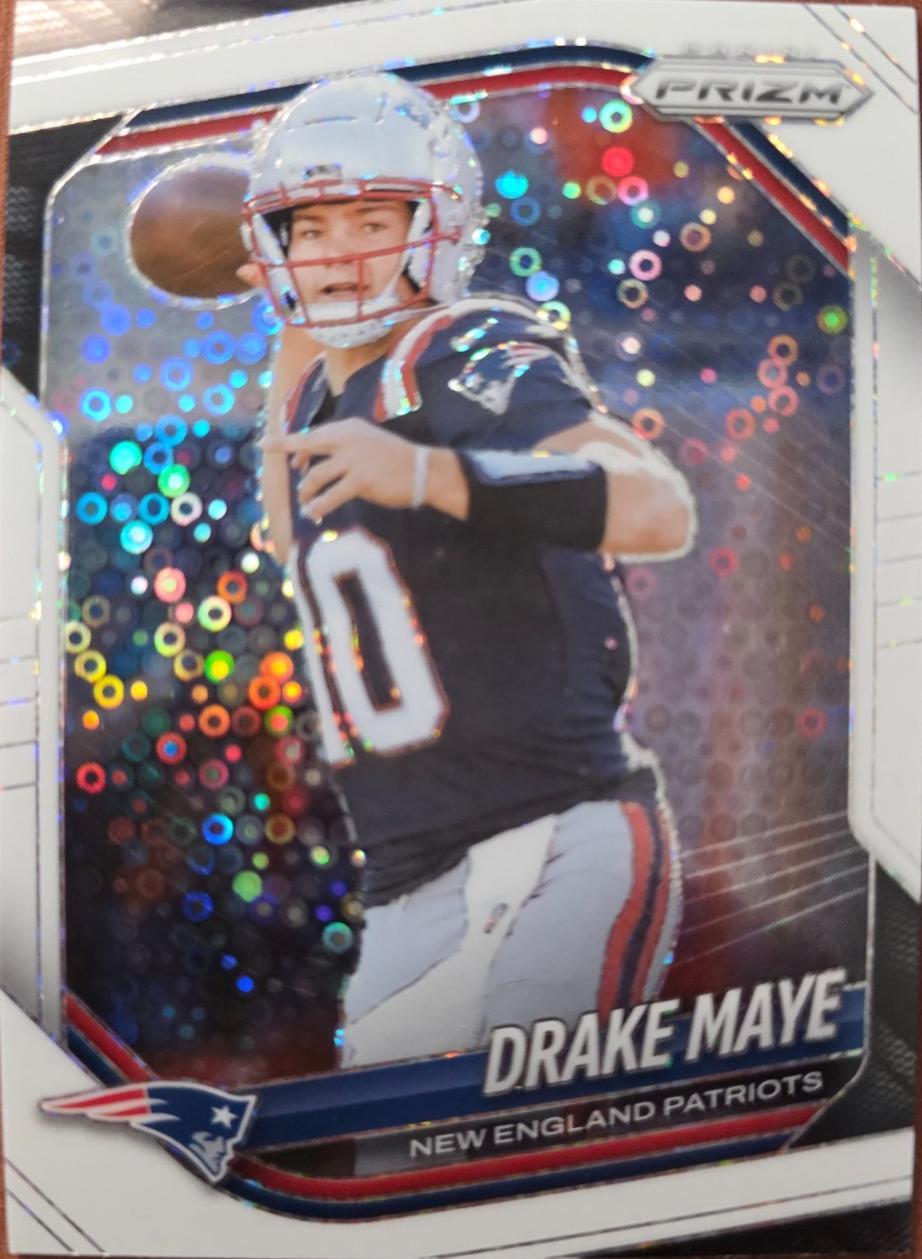 2025 Panini Prizm No Huddle Drake Maye #165 card