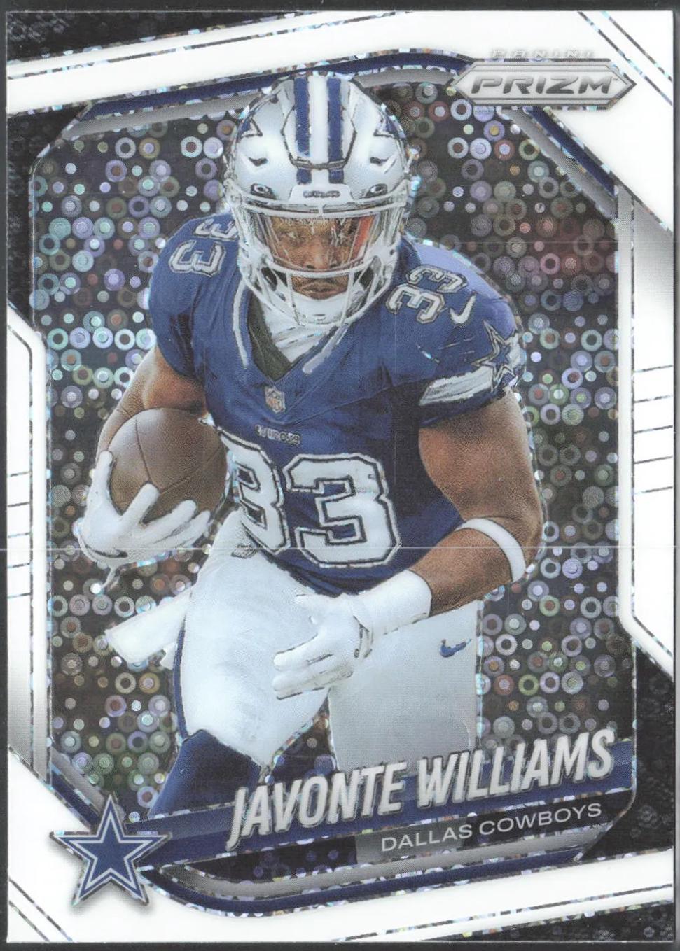 2025 Panini Prizm No Huddle Javonte Williams [White] #1 card