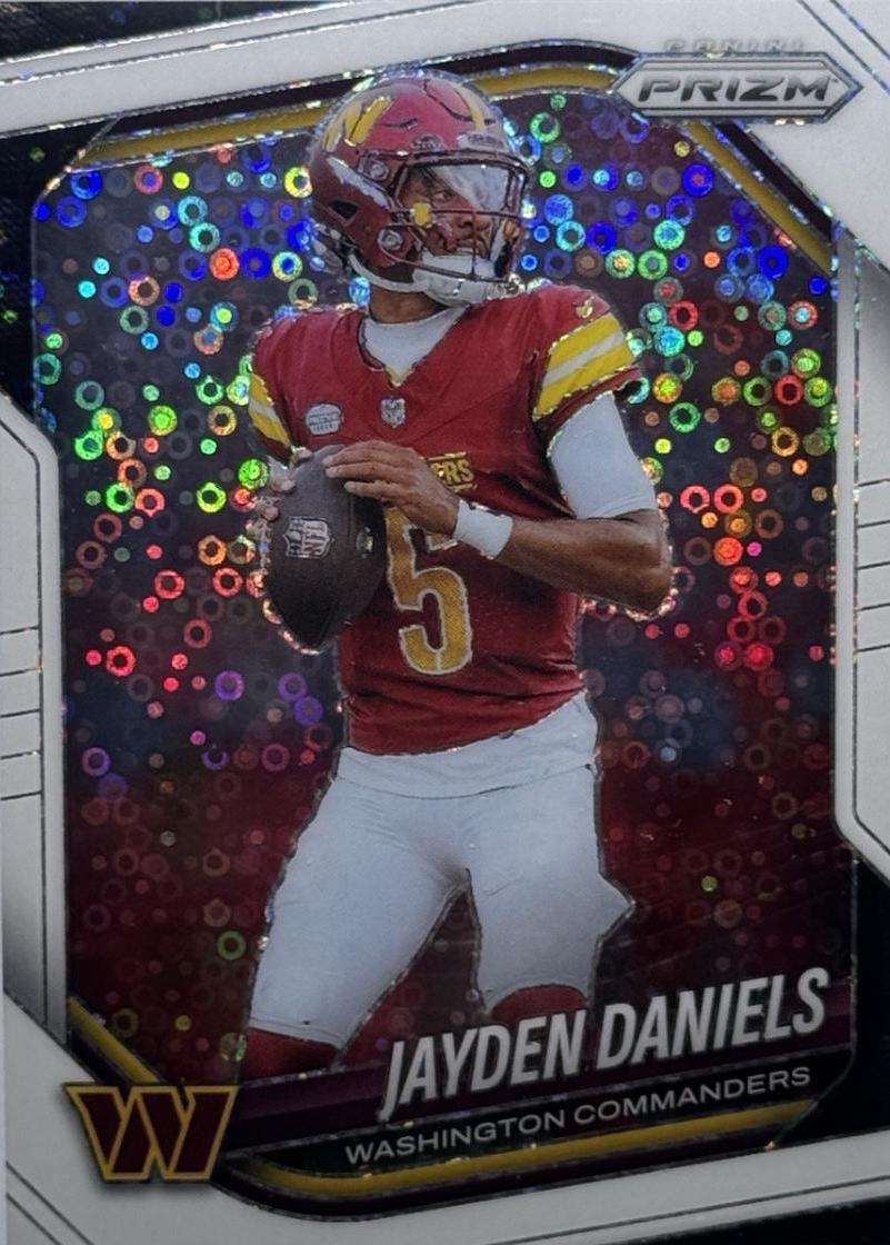 2025 Panini Prizm No Huddle Jayden Daniels [White] #278 card