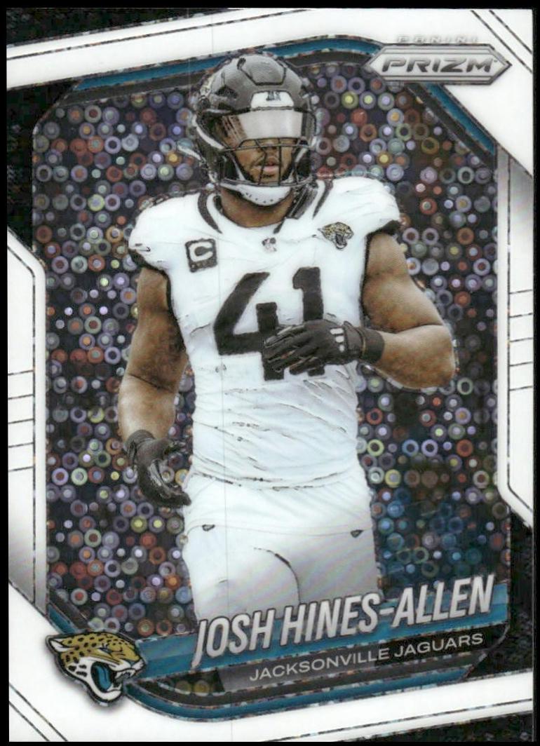 2025 Panini Prizm No Huddle Josh Hines-Allen [White] #43 card