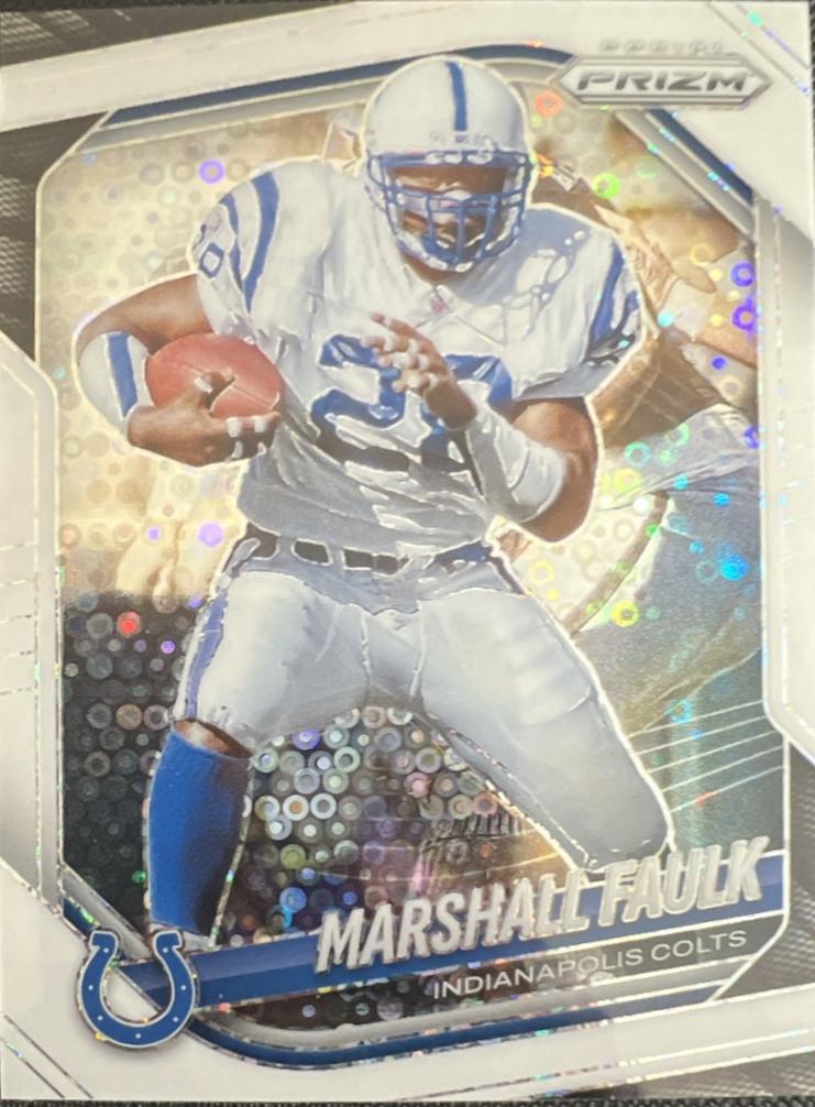 2025 Panini Prizm No Huddle Marshall Faulk [White] #75 card