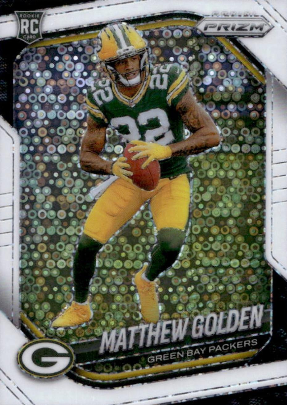 2025 Panini Prizm No Huddle Matthew Golden [White] #326 card