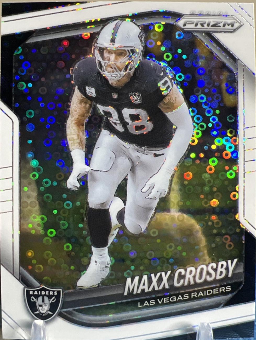 2025 Panini Prizm No Huddle Maxx Crosby [White] #195 card