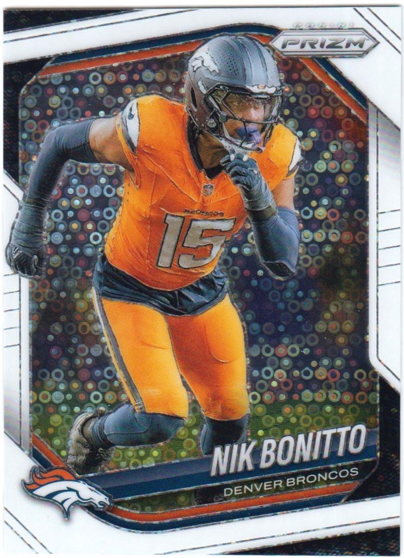 2025 Panini Prizm No Huddle Nik Bonitto [White] #230 card