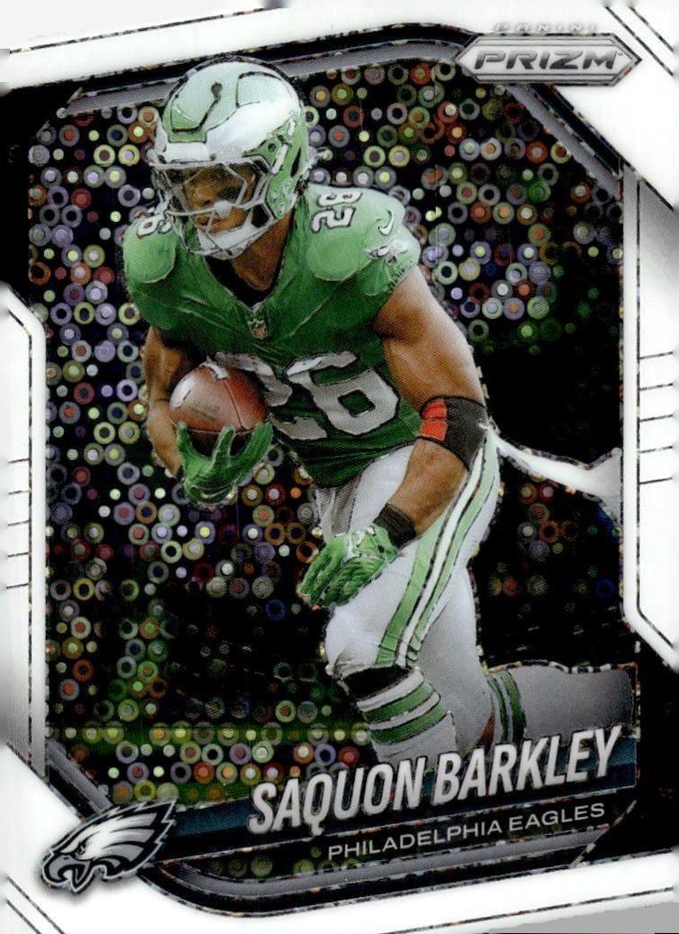 2025 Panini Prizm No Huddle Saquon Barkley [White] #298 card