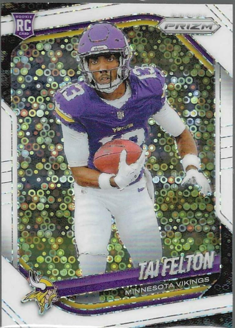 2025 Panini Prizm No Huddle Tai Felton [White] #361 card