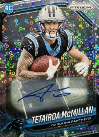 2025 Panini Prizm No Huddle Tetairoa McMillan [Autograph] #311 card