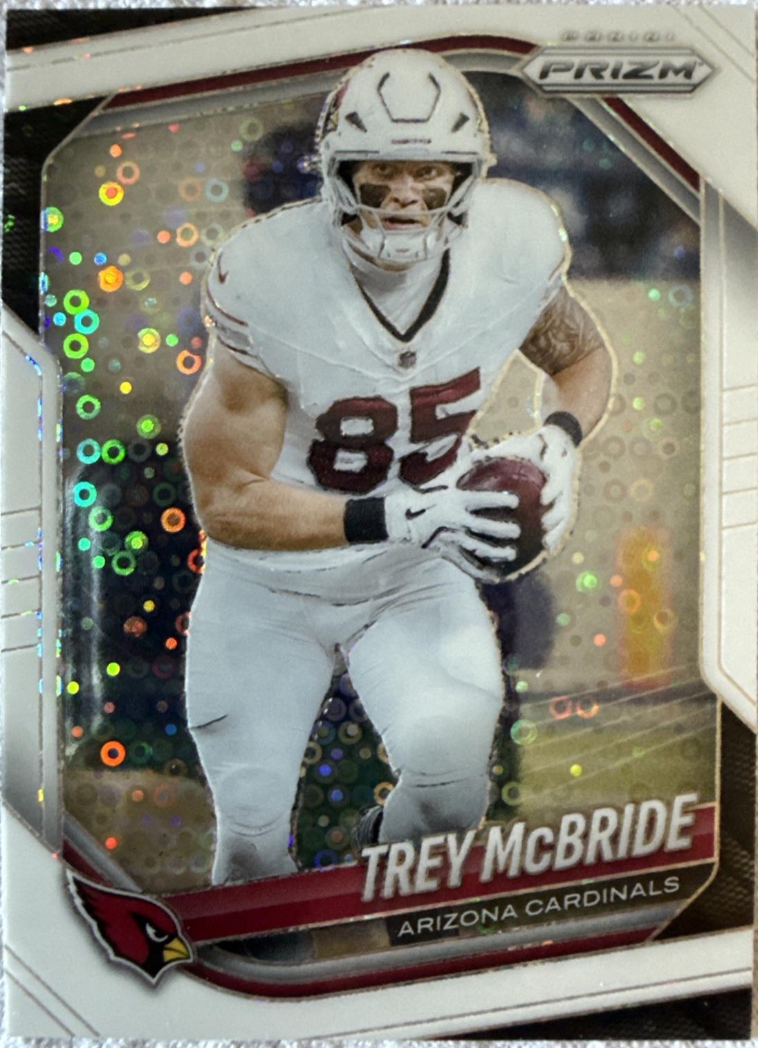 2025 Panini Prizm No Huddle Trey McBride [White] #274 card