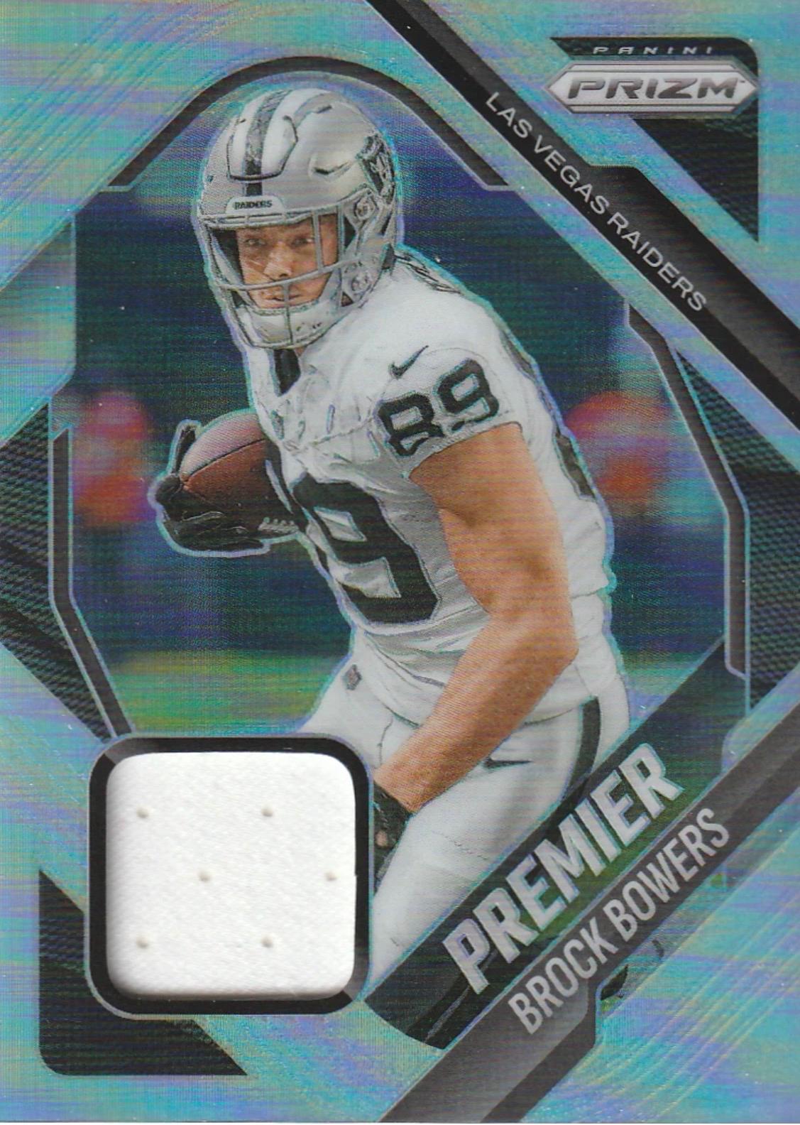 2025 Panini Prizm Premier Jersey Brock Bowers #PJY-BBS card