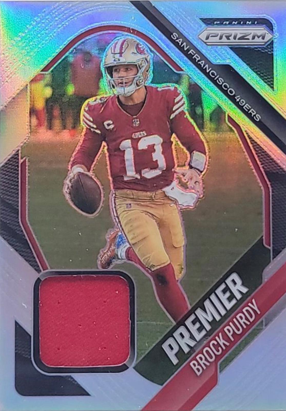 2025 Panini Prizm Premier Jersey Brock Purdy #PJY-BPY card