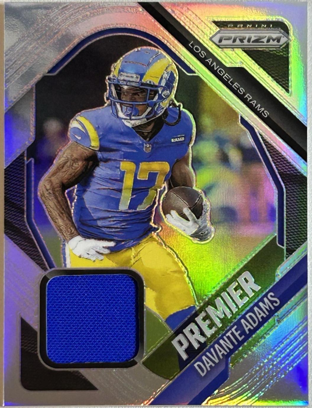2025 Panini Prizm Premier Jersey Davante Adams #PJY-DAS card