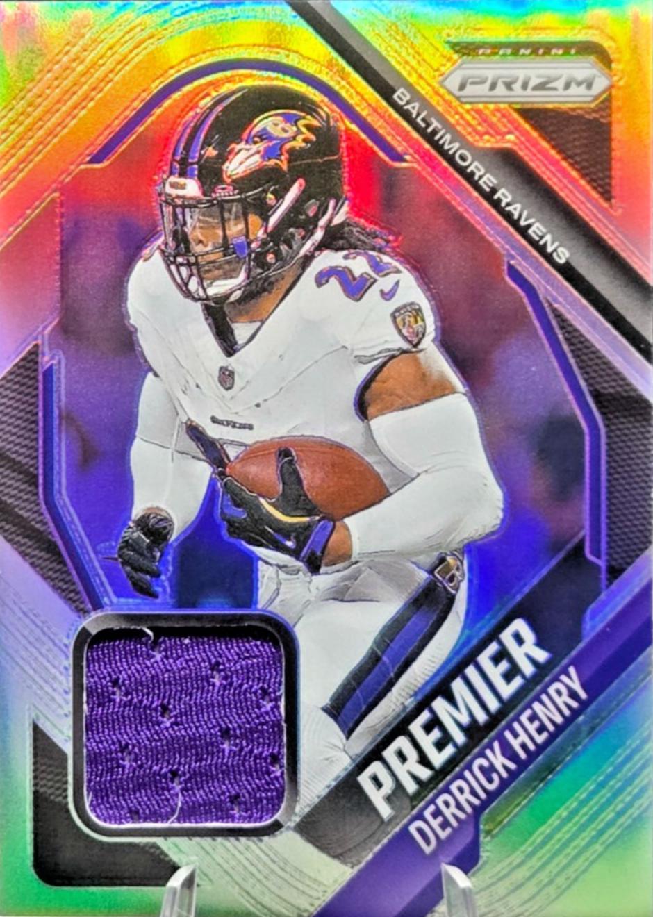 2025 Panini Prizm Premier Jersey Derrick Henry #PJY-DHY card
