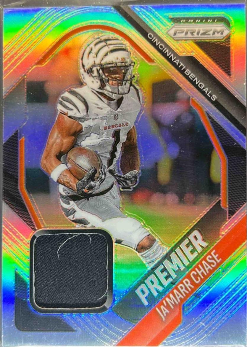 2025 Panini Prizm Premier Jersey Ja'Marr Chase #PJY-JCH card