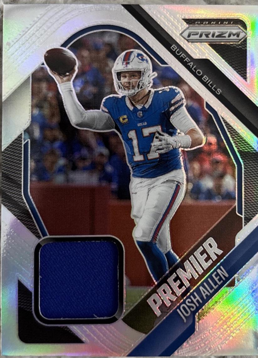 2025 Panini Prizm Premier Jersey Josh Allen #PJY-JAN card