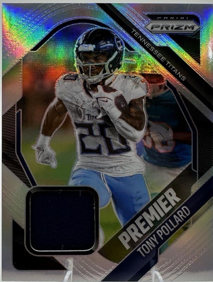 2025 Panini Prizm Premier Jersey Tony Pollard #PJY-TOP card