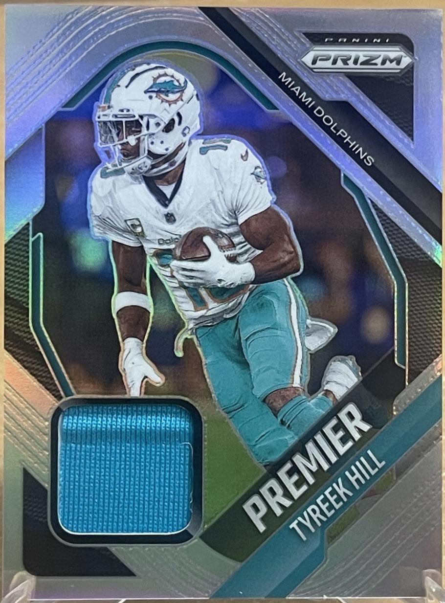 2025 Panini Prizm Premier Jersey Tyreek Hill #PJY-THL card