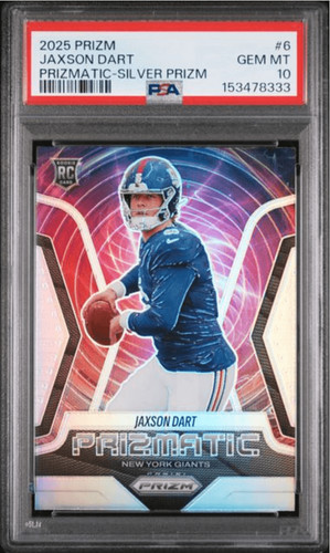 2025 Panini Prizm Prizmatic Jaxson Dart [Silver] #6 card
