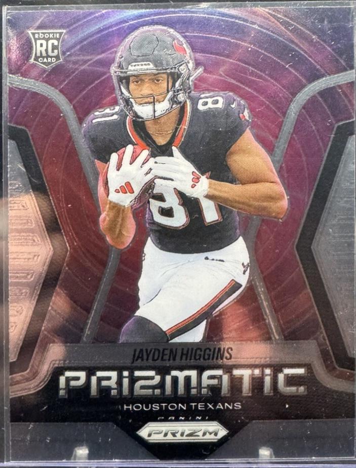 2025 Panini Prizm Prizmatic Jayden Higgins #3 card