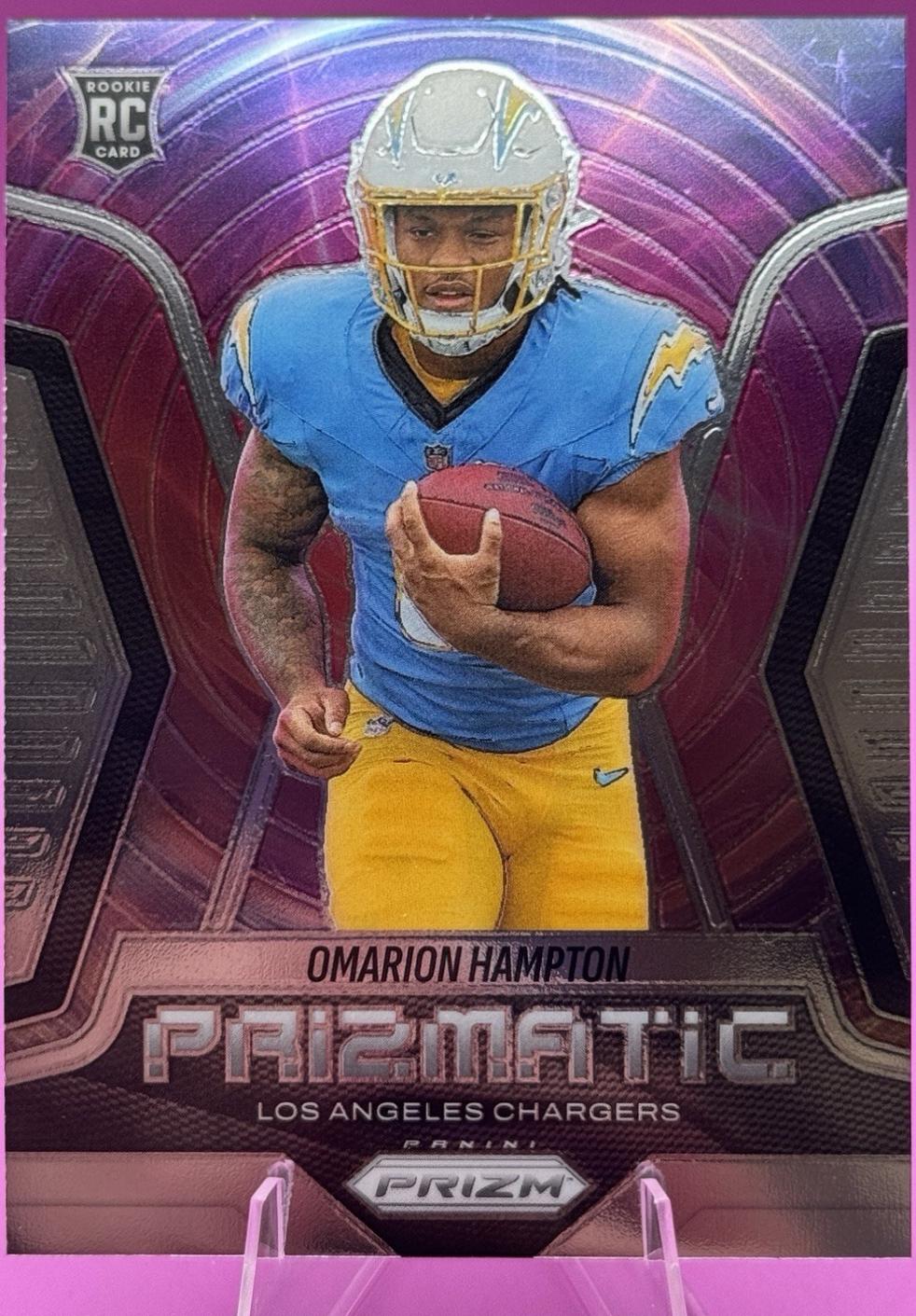 2025 Panini Prizm Prizmatic Omarion Hampton #9 card