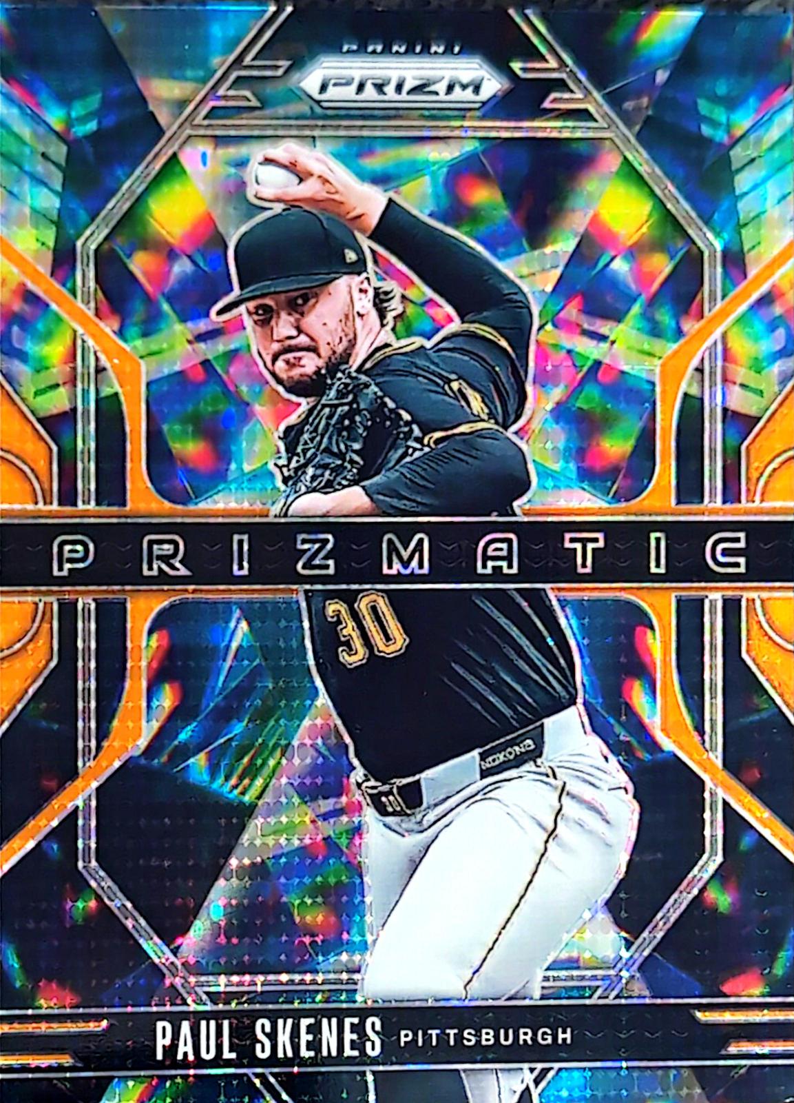 2025 Panini Prizm Prizmatic Paul Skenes [Orange] #7 card