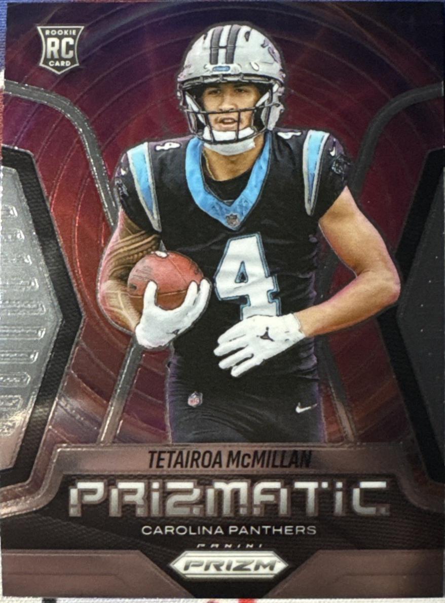 2025 Panini Prizm Prizmatic Tetairoa McMillan #1 card