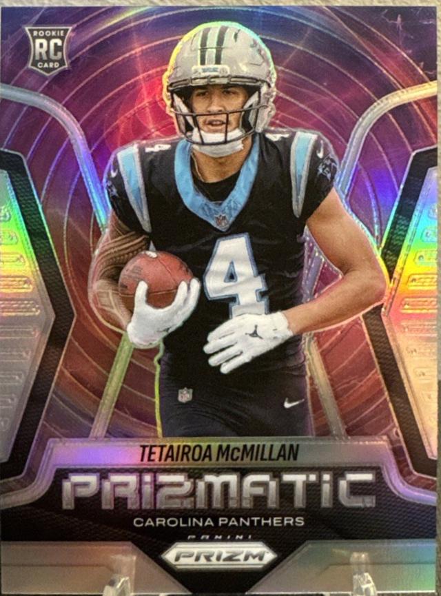 2025 Panini Prizm Prizmatic Tetairoa McMillan [Silver] #1 card