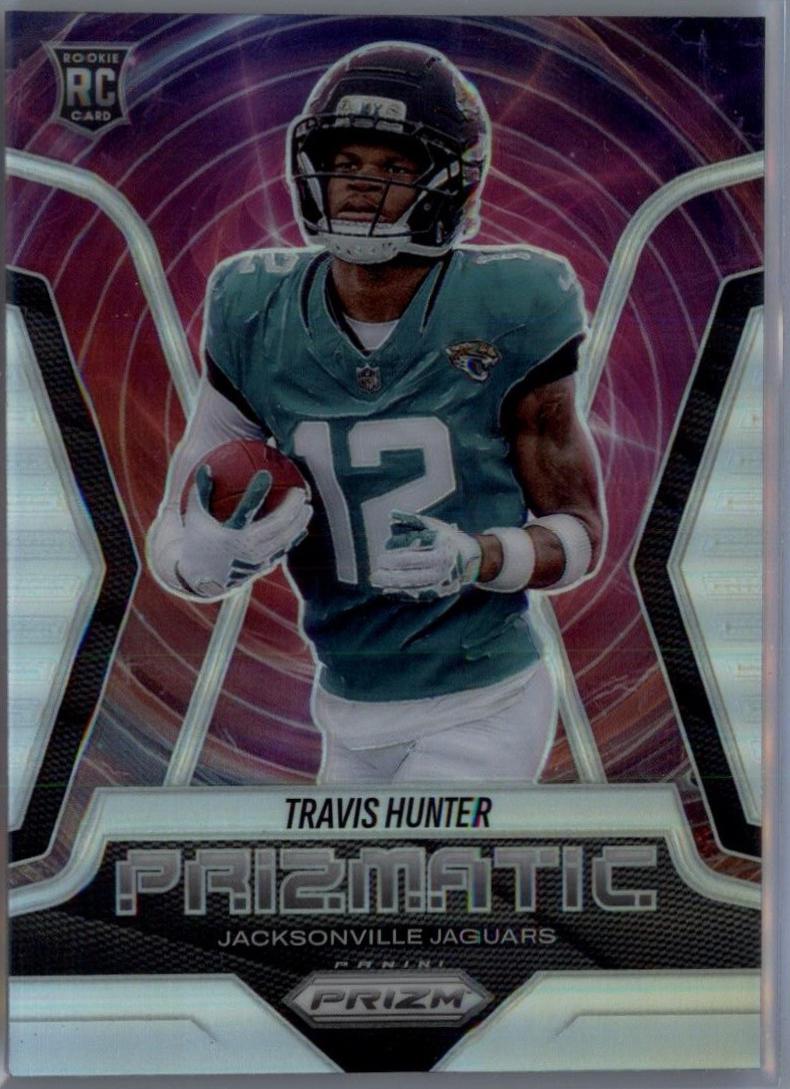 2025 Panini Prizm Prizmatic Travis Hunter [Silver] #12 card