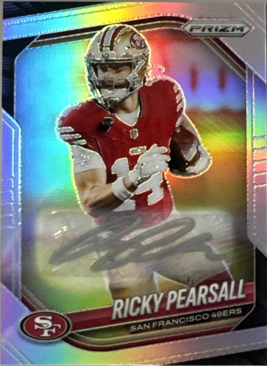 2025 Panini Prizm Ricky Pearsall [Silver Autograph] #99 card