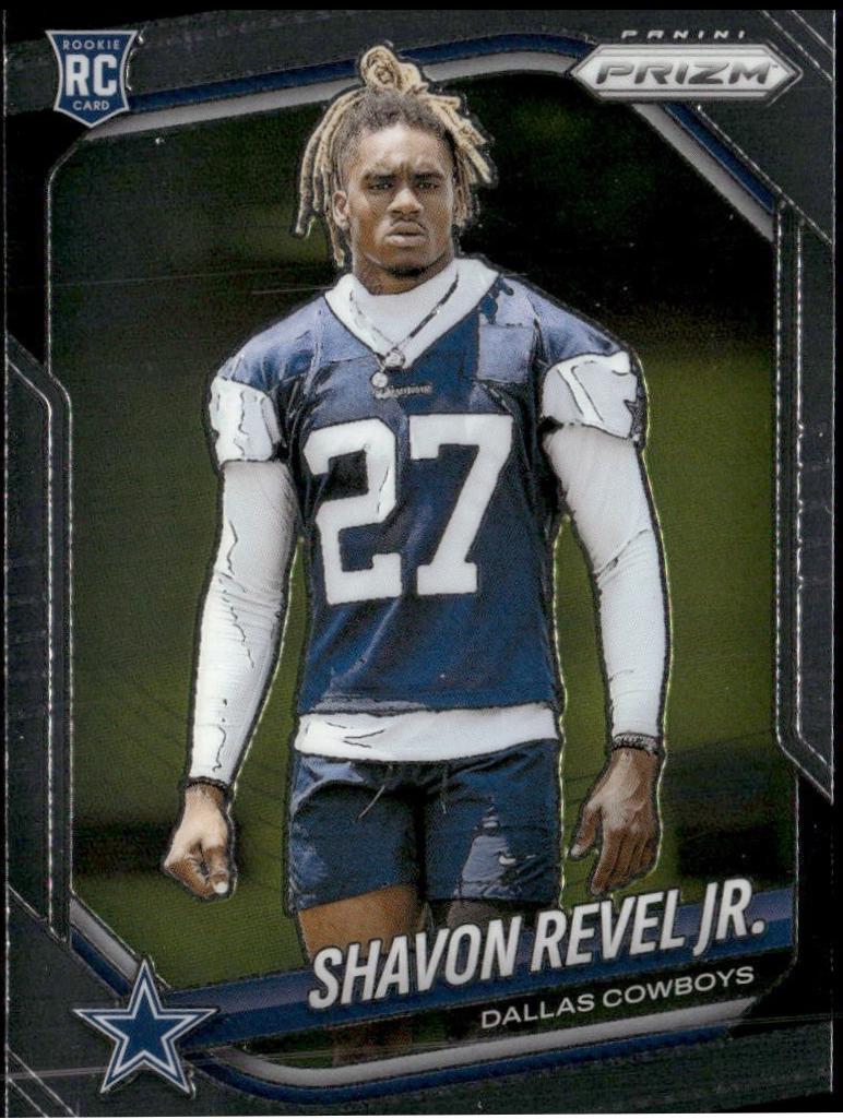 2025 Panini Prizm Shavon Revel Jr. [Autograph Red Wave] #380 card
