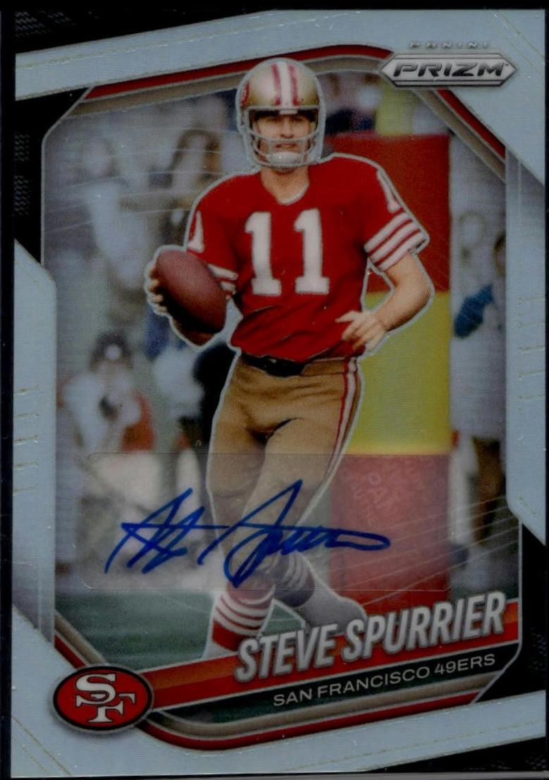 2025 Panini Prizm Steve Spurrier [Silver Autograph] #157 card