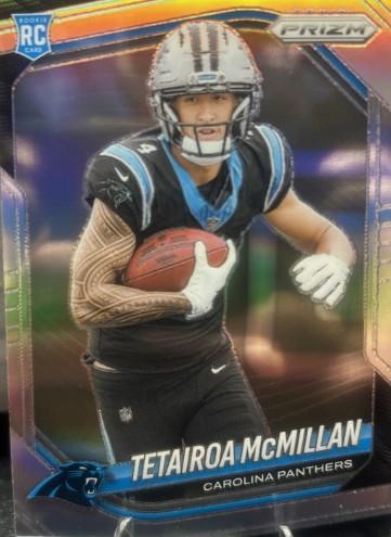 2025 Panini Prizm Tetairoa McMillan [Silver] #311 card