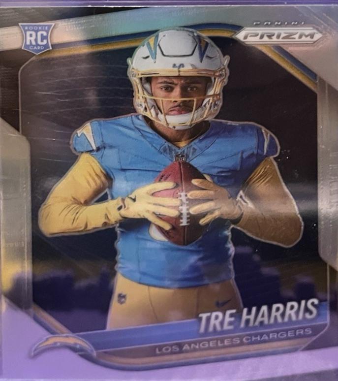 2025 Panini Prizm Tre Harris [Rookie Variation Silver] #422 card