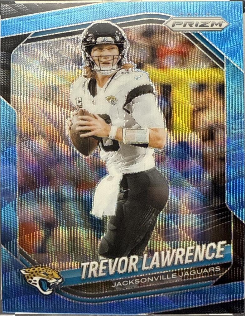 2025 Panini Prizm Trevor Lawrence [Blue Wave] #238 card